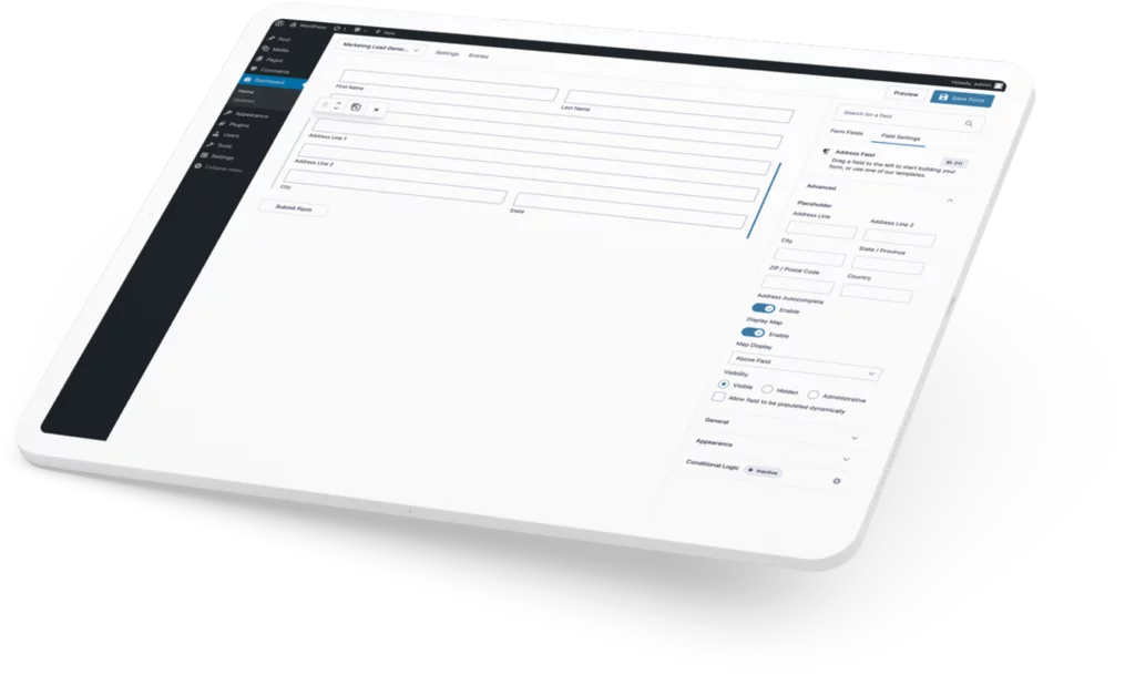 form builder - gravityforms - tidio -email marketing hero-features